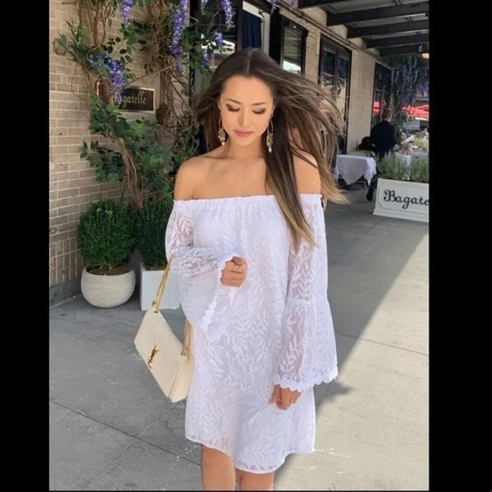 Lilly Pulitzer White Lace Top